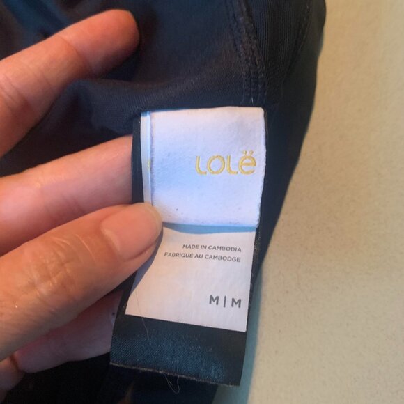 Lole Burst Up sports bra with cross back in black size m - Picture 4 of 6